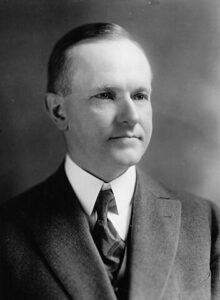 Vice President Calvin Coolidge (1921 – 1923)